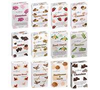Stamford London 37359 Exotic Variety Set Incense Cones - 12 Packs x 15 Cones, Black