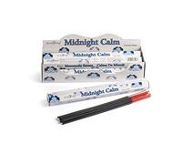 STAMFORD INC 37528 Midnight Calm Incense, 20 Sticks x 6 Packs, Black, One Size