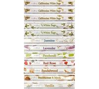 Stamford London Incense Selection Californian White Sage & Co Incense Variety Set 12 Boxes 240 Sticks Signature Collection. Spiritual Practices, Enhanced Intuition, Improved Sleep Quality.
