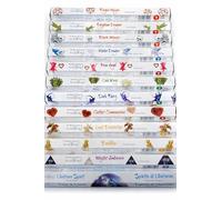 Stamford Mystical Incense Sticks 12 Pack Assorted Set with JRose Wooden Burner - 240 Sticks Total, 12 Fragrances, Incense for Meditation, Relaxation & Home Fragrance (Mystical 12)