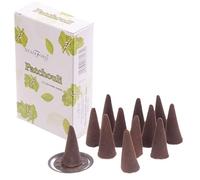 Stamford Patchouli Incense Cones 12 Packs (15 Cones Each) - Earthy Aroma for Relaxation & Focus | Plastic-Free Dispatch - Festive Relaxation Set, for Aromatherapy Lovers