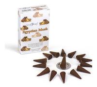 Stamford Premium Incense cones 15 Cones x 6 Packs, Scented Cones for Meditation & Relaxation, Lavender, Sandalwood, Vanilla, Long-Lasting Fragrance (Egyptian Musk Cones)