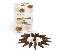 Stamford Premium Incense cones 15 Cones x 6 Packs, Scented Cones for Meditation & Relaxation, Lavender, Sandalwood, Vanilla, Long-Lasting Fragrance (Frankincense Cones)