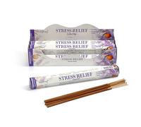 Stamford Premium Incense Sticks 20 Sticks x 6 Packs, Scented Sticks for Meditation & Relaxation, Lavender, Sandalwood, Vanilla, Long-Lasting Fragrance (Stress Relief)
