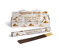 Stamford Premium Incense Sticks 20 Sticks x 6 Packs, Scented Sticks for Meditation & Relaxation, Lavender, Sandalwood, Vanilla, Long-Lasting Fragrance (Egyptian Musk)