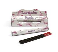 Stamford Premium Incense Sticks 20 Sticks x 6 Packs, Scented Sticks for Meditation & Relaxation, Lavender, Sandalwood, Vanilla, Long-Lasting Fragrance (Lavender)