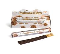Stamford Premium Incense Sticks 20 Sticks x 6 Packs, Scented Sticks for Meditation & Relaxation, Lavender, Sandalwood, Vanilla, Long-Lasting Fragrance (Frankincense Myrrh)