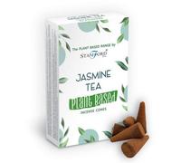 Stamford Premium Plant-Based Incense Cones - Jasmine Tea, Long-Lasting Aroma