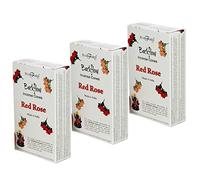 Stamford Red Rose Backflow Incense Cones Home Fragrance Back Flow Cone - 3 Pack