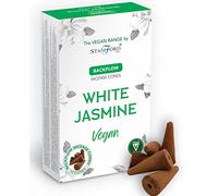 Stamford Vegan Patchouli Incense Backflow Cones-72 Cones (White Jasmine)