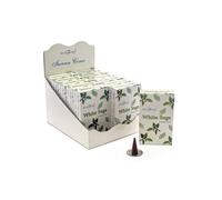 Stamford White Sage Incense Cones - Long-Lasting Relaxing Fragrance (15 Pack)