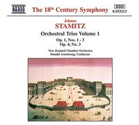 Stamitz: Orchestral Trios, Vol.1