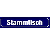 Stammtisch Motif 2 Road Sign Metal Sign Tin Street Sign 4x16 inch Tin Sign Wall Decoration