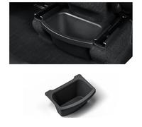 STAMOO For Tesla Model Y Juniper 2025 Rear Seat Storage Box Organizer Center Console Bins Backseat Trash Can Garbage Bag Under Seat Tray Accessories