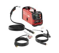 Stamos Germany MAGITEX 160 Gasless MIG Welder - 130 A - 60% Duty Cycle - TIG Liftarc - MMA Flux core Welder Flux Welder MIG Welder Without Gas