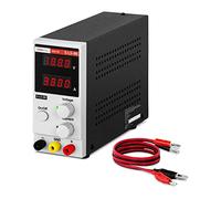 Stamos Soldering Laboratory Power Supply Bench Power Supply Lab Power 0-100V/0-3 A DC 300W S-LS-86 (Output Sockets, Mains Connection Socket, Grounding Output, LED Display)