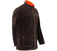 Stamos Welding Group Cow Split Leather Welding Jacket - size L SWJ01L