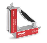 Stamos Welding Group SWG-MWH-DS50 Welding Magnet 2 Switches 90° 50 kg Magnetic Welding Holder Welding Angle (Ferrite Magnet, Steel casing)