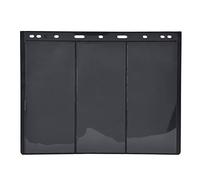 Stamp Album Page Sheets Universal 9 Holes 10Pcs Black Base Transparent 3 Lines 4 Lines Standard Stamp Collection Book for Collectors Enthusiasts 218 x 280mm (3 lines on black background)