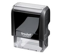 Stamp by Me - Personalised Self-Inking Stamp for Businesses - Black | Large Self-Inking Stamp with up to 4 Lines | Bank Office Return Address | Refillable Ink Pad