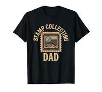Stamp Collecting Dad Passing Down Love Postal History T-Shirt