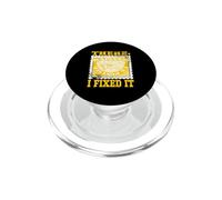 Stamp Collecting Design For Philately Collector - I Fixed It PopSockets PopGrip for MagSafe