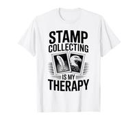 Stamp Collecting is My Therapy Stamp Collector T-Shirt