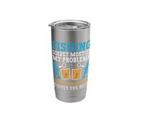 Stamp Collecting Solves The Rest Philately Stamps Stainless Steel Insulated Tumbler