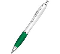 Stamp Design 4U Full Colour Printed Personalised Contour Pens Promotional *Qty - 200* - GREEN PEN GRIPS