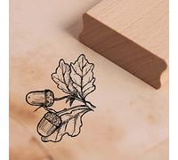 Stamp Oak Leaf with Acorns Design Approx. 38 x 48 mm