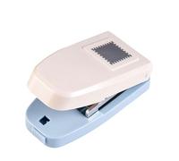 Stamp Paper Punch DIY Portable Rectangular Lever Action Craft Supplies | Postage Stamp Cutter Hole Punch for Home School Classroom Letter Card Making Journal Arts & Crafts Scrapbooking