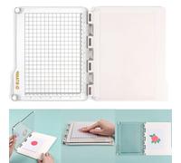 Stamp Platform Tool for Accurate Craft Stamping, Stamps Positioner Tool for Card Making DIY Scrapbooking, Stamps Positioning Tools with Grip Mat for Inking Clear Stamp, Stamping Tools Crafts Supplies