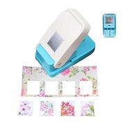 Stamp Punch, 1 X 0.8 Inch Rectangular Postage Stamp Punch for Crafting, Scrapbooking, Card Making & DIY Arts (1pcs)