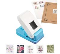 Stamp Punch, 1x0.8 Inch Rectangular Stamp Puncher, Postage Stamp-Punches, Portable Lever Action Craft Punch Handmade Paper Puncher for Paper Crafting Scrapbooking DIY Crafts (1pc)