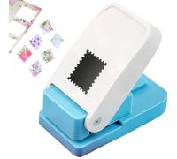 Stamp Punch Cutter, 1x0.8 Inch Rectangular Stamp Puncher, Portable Lever Action Craft Punch Handmade Paper Puncher for Paper Crafting Scrapbooking DIY Crafts (1Pcs)