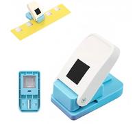 Stamp Punch Cutter - Rectangular Postage Stamp & Square Paper Punch for Crafting, Scrapbooking & Card Making, Lever Action Ergonomic Craft for Labels, Envelopes & DIY Projects(Square, 2.5 cm*2.5cm)