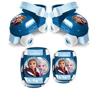 Stamp - RN244035 - Set of Roller Skates + Knee Pads - Disney Anna Elsa - Blue and White
