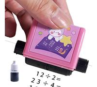Stamp Roller Maths, Roller Digital Teaching Stamp, Smart Maths Stamp, Reusable Roll Stamp Maths, Roll Stamp Cultivating Logical Thinking for Kids Home School Supplies