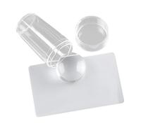 Stamp, Silicone Jelly Stamp, French Nail Stamper, Jelly Stamp, Clear Silicone Stamp Jelly with Scraper, Silicone Nail Stamp, Transparent Nail Stamp, French Manicure Jelly Stamp