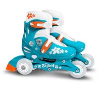 Stamp - Stitch Adjustable Two in One 3 Wheels Skate, Blue, Sizes 27-30 (ST626301)
