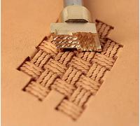 Stamp Tool Leather Crafting Crafts Brass Stamping Basket Weave #263