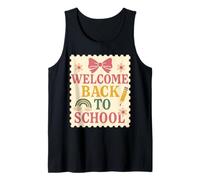 Stamp Welcome Back to School Teacher Appreciation Boys Girls Tank Top