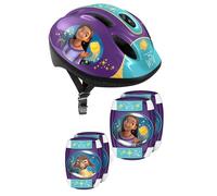 STAMP -WI467507 Wish Helmet + Elbow & Knee Pads, WI467507, Purple, 50-56 cm
