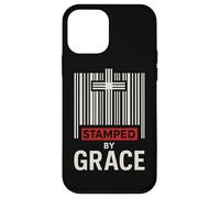 Stamped By Grace Ephesians 2:8 Christian Barcode Cross Faith Case for iPhone 12 mini