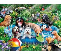 Stamped Cross Stitch Kit with Fabric DIY Embroidery Kits for Beginners Children & Adults with 11CT Printed Pattern Animal Dog 40 * 50cm