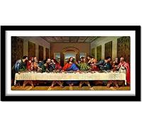 Stamped Cross Stitch Kits Beginners Embroidery-Last Supper Jesus -11CT Pre-Printed Cross Stiching Supplies DIY Needlepoint Handicraft Crochet Gift Kit for Home Decor(16x20 inch)