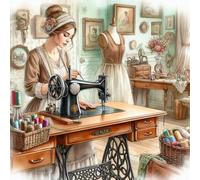 Stamped Cross Stitch Kits for Adults Beginners,Sewing Woman 11CT Printed DIY Canvas Pattern, Easy Needlepoint Embroidery Kit Supplies, Home Wall Decor Art Craft Gift 17.72x17.72inch