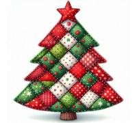 Stamped Cross Stitch Kits for Beginners Adults 11CT 3 Strands Needlepoint Printed 16x16 Inch Winter Theme Embroidery Kits(11CT Without Frame)