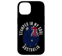 Stamped in My Soul Australia Flag Design Aussie Pride Case for iPhone 14