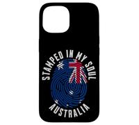 Stamped in My Soul Australia Flag Design Aussie Pride Case for iPhone 15